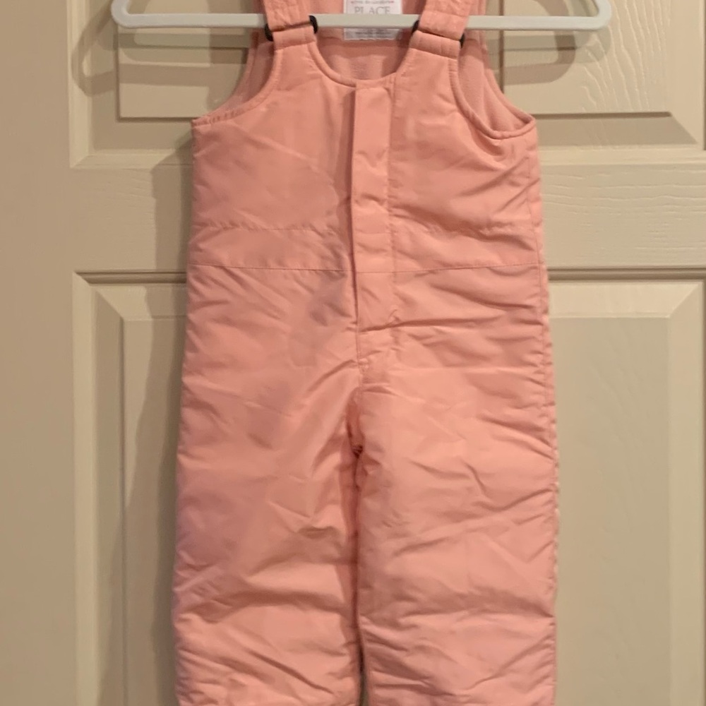 The Children's Place Light Pink Insulated Overalls